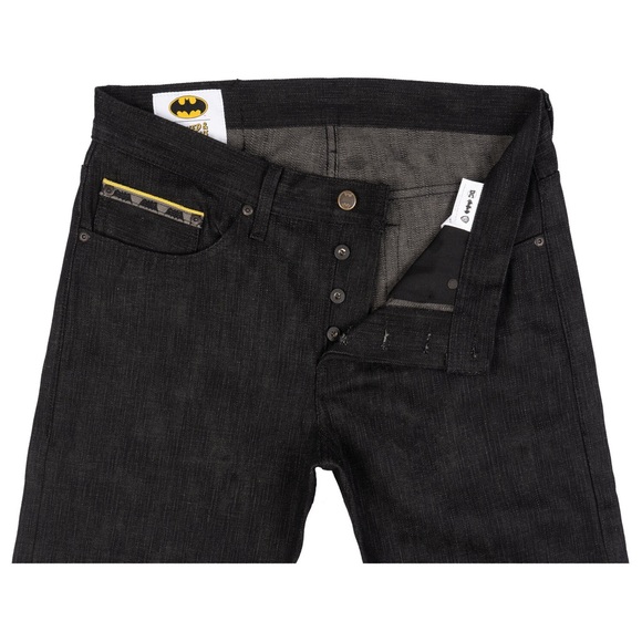 Naked & Famous Denim Other - Naked & Famous Easy Guy Batman Dark Knight Selvedge RARE Collectible NWT Size 44